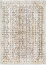Close-up of Usonia Machine Woven Frank Lloyd Wright USO-2304 rug. Features a contemporary dark red, gray, and white geometric pattern. Design-Rectangle-57
