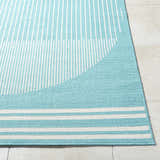 Sample Nabil Aqua Area Rug - Clearance
