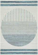 Nabil Slate Blue Area Rug - Clearance