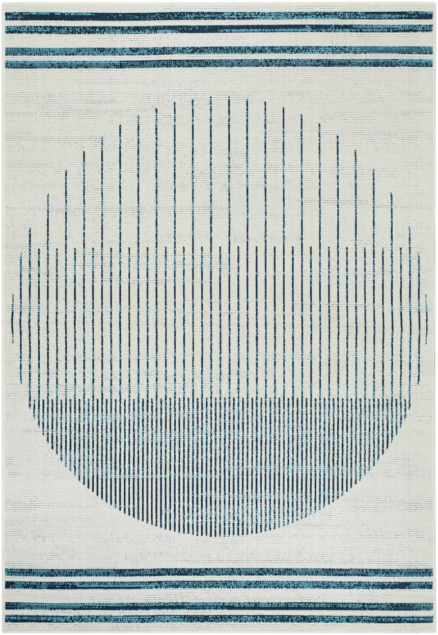 Nabil Slate Blue Area Rug - Clearance