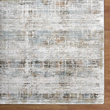 Neron Blue Gray Abstract Rug
