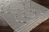 Needville Gray High-Low Rug - Clearance