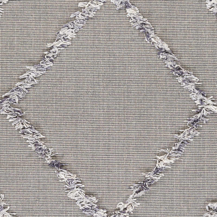 Needville Gray High-Low Rug - Clearance