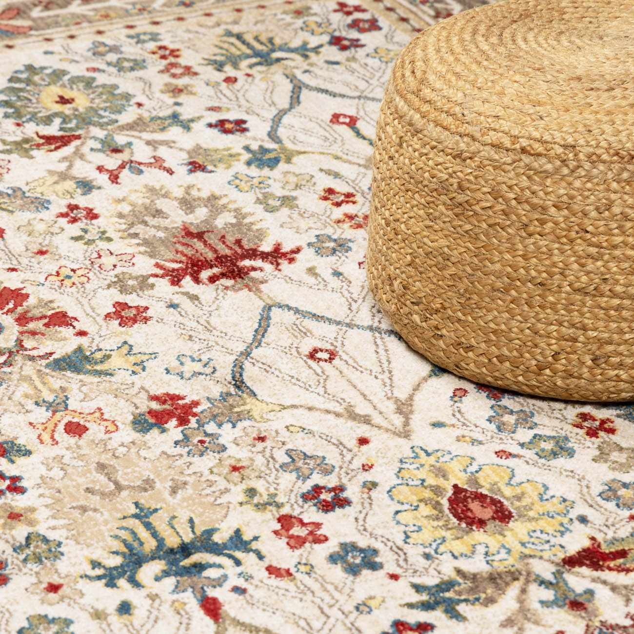Neola White/Brown Oushak Rug – Boutique Rugs