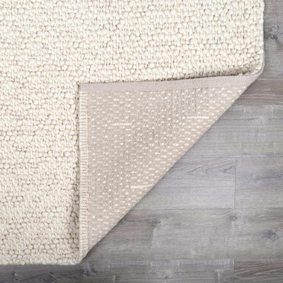 Rockfish Ivory Premium Woven Wool Rug