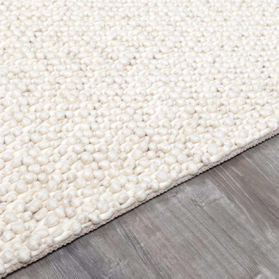 Rockfish Ivory Premium Woven Wool Rug