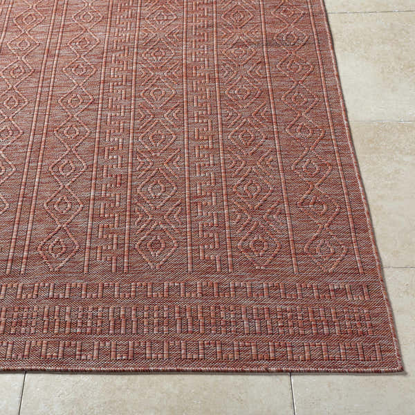 Sample Nuela Burgundy Area Rug - Clearance