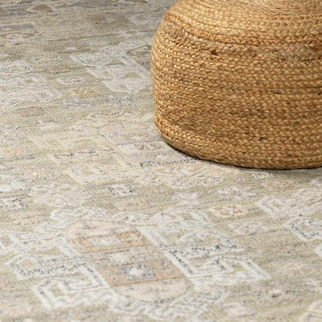 Ninoy Luxury Hand Knotted Wool & Viscose Area Rug