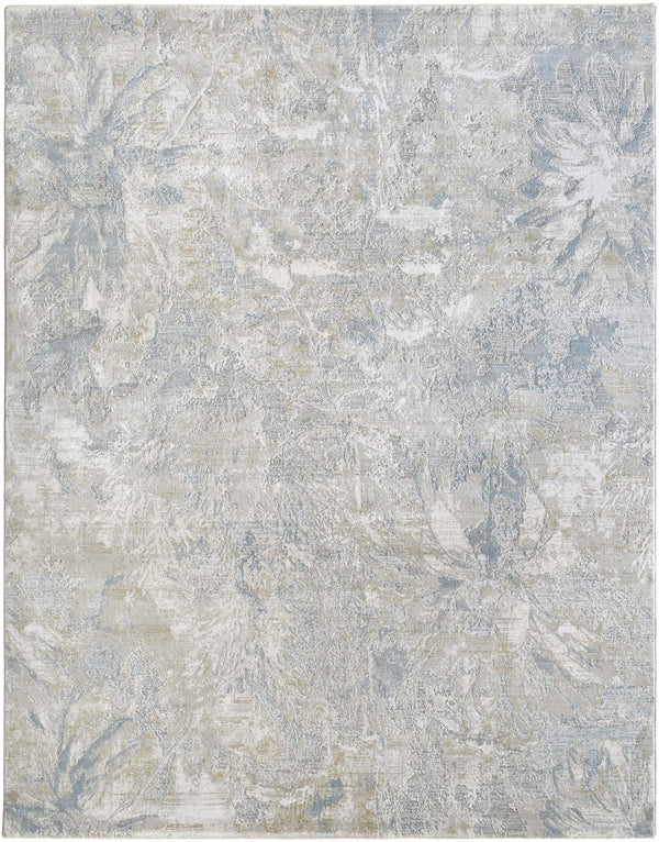 Sample Nurit Blue Gray Marble Area Rug