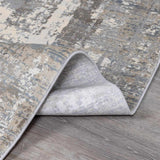 Nori Luxury Fringed Faux Silk Rug