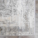 Nori Luxury Fringed Faux Silk Rug