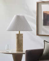 Galey Translucent Alix x Livabliss Autumn Laurel Table Lamp