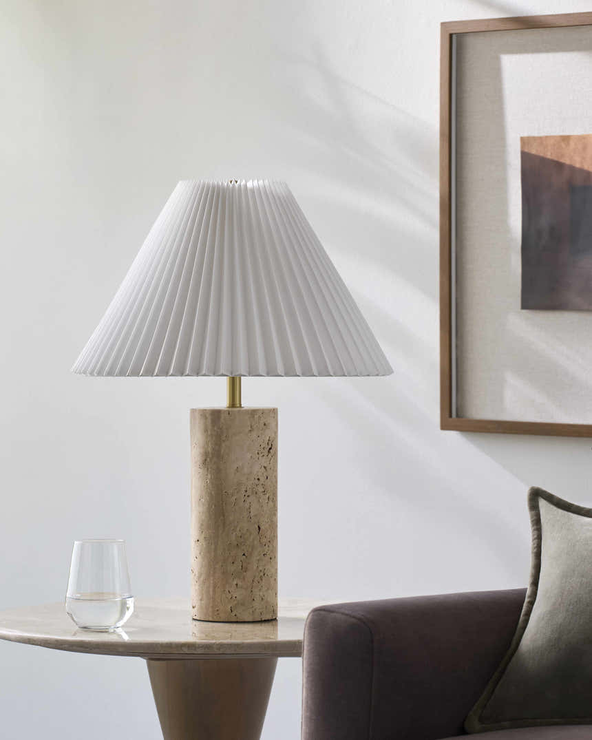 Galey Translucent Alix x Livabliss Autumn Laurel Table Lamp