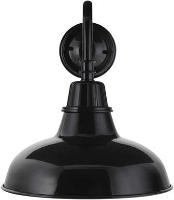 Ududumbara Black Outdoor Wall Sconce