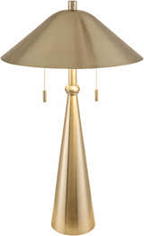 Tan Traditional Table Lamp for bedside or console tables