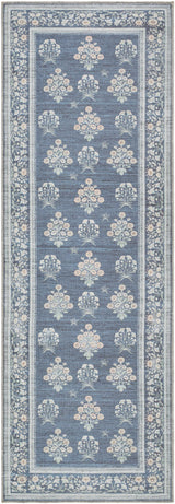 Aquene Denim Washable Area Rug
