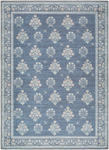 Aquene Denim Washable Area Rug