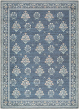 Aquene Denim Washable Area Rug