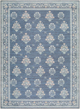 Aquene Denim Washable Area Rug