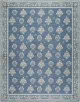 Aquene Denim Washable Area Rug