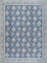 Aquene Denim Washable Area Rug