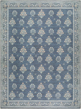 Aquene Denim Washable Area Rug