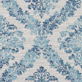 Sample Oaklyn Teal Floral Diamonds Rug