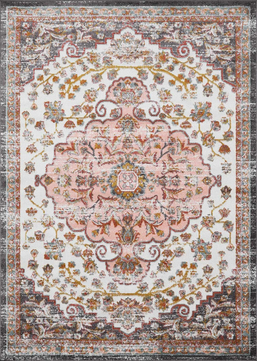 Oark Floral Medallion Area Rug