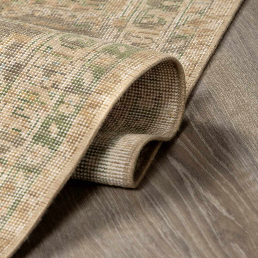 Navya Light Beige Luxe Wool Area Rug