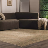 Navya Light Beige Luxe Wool Area Rug