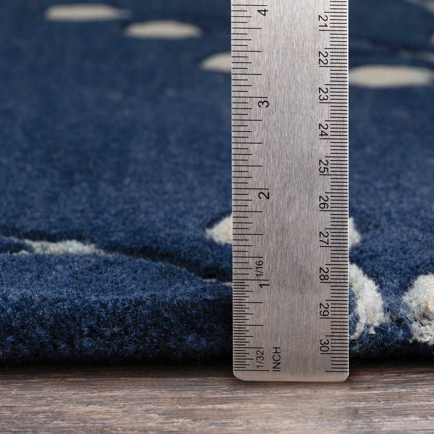 Made to Order Custom Size Blue Elsu Area Rug