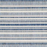 Sample Olin White&Blue Striped Nordic Rug