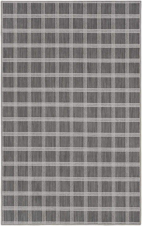 Oretha Gray Checkered Cut and Sew Custom Rug