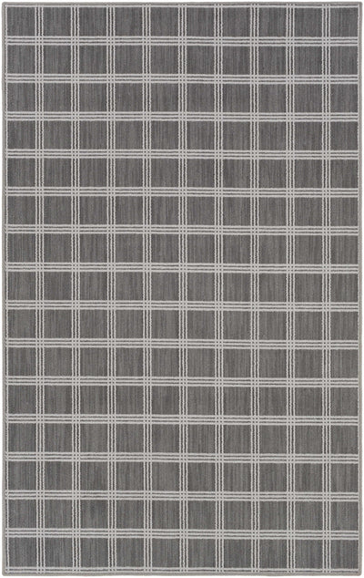 Custom Size Oretha Gray Checkered Rug