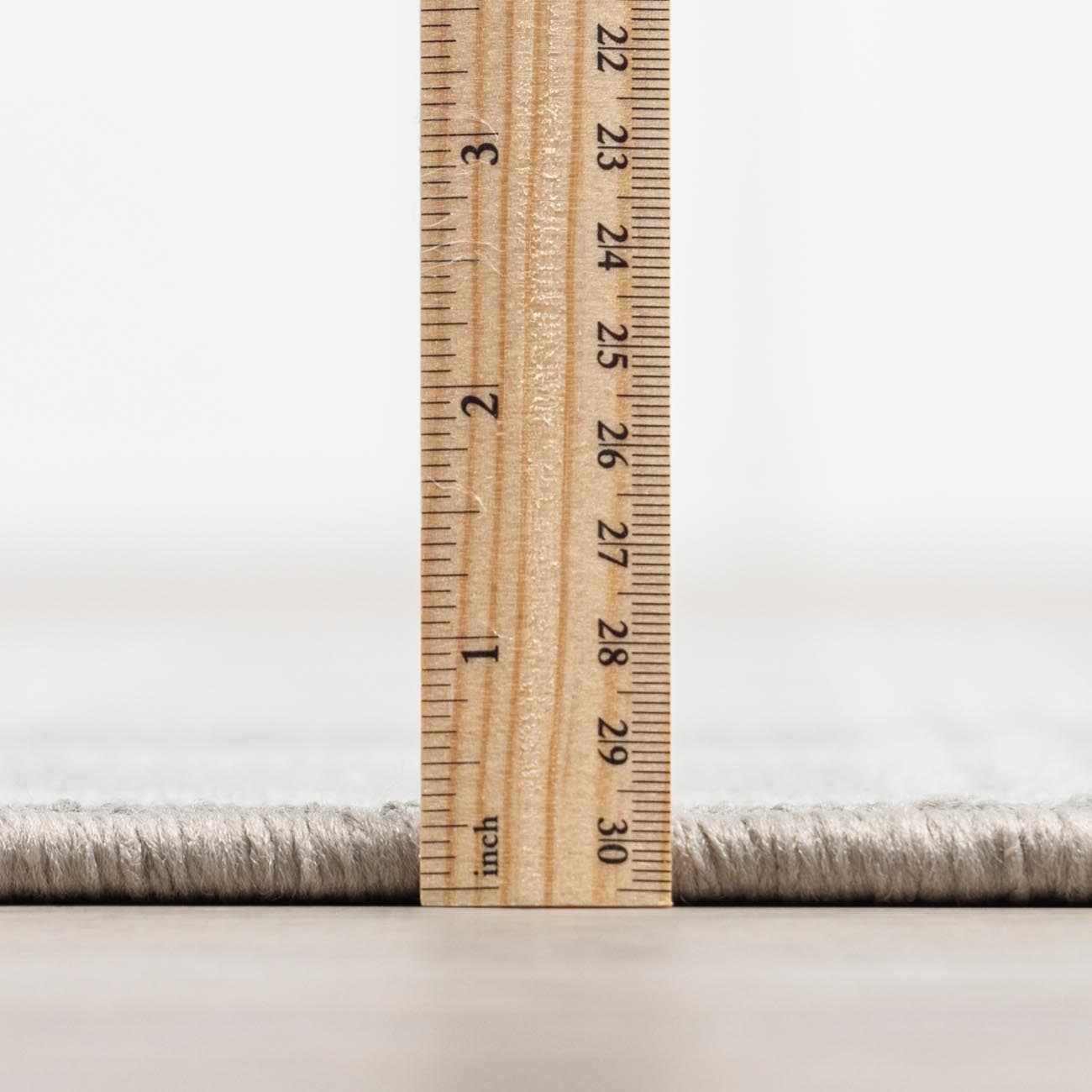 Oretha Light Gray Checkered Cut and Sew Custom Rug