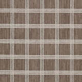 Oretha Brown Checkered Cut and Sew Custom Rug