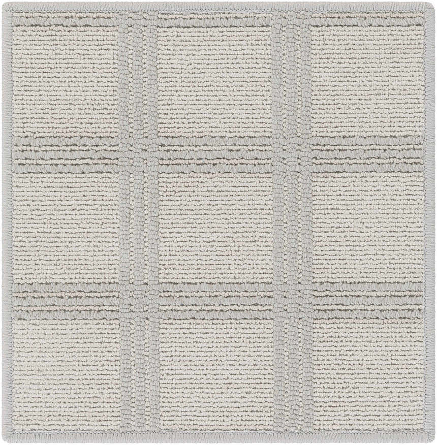 Oretha Off White Checkered Cut and Sew Custom Rug