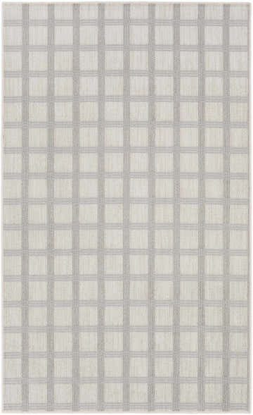 Oretha Off White Checkered Cut and Sew Custom Rug