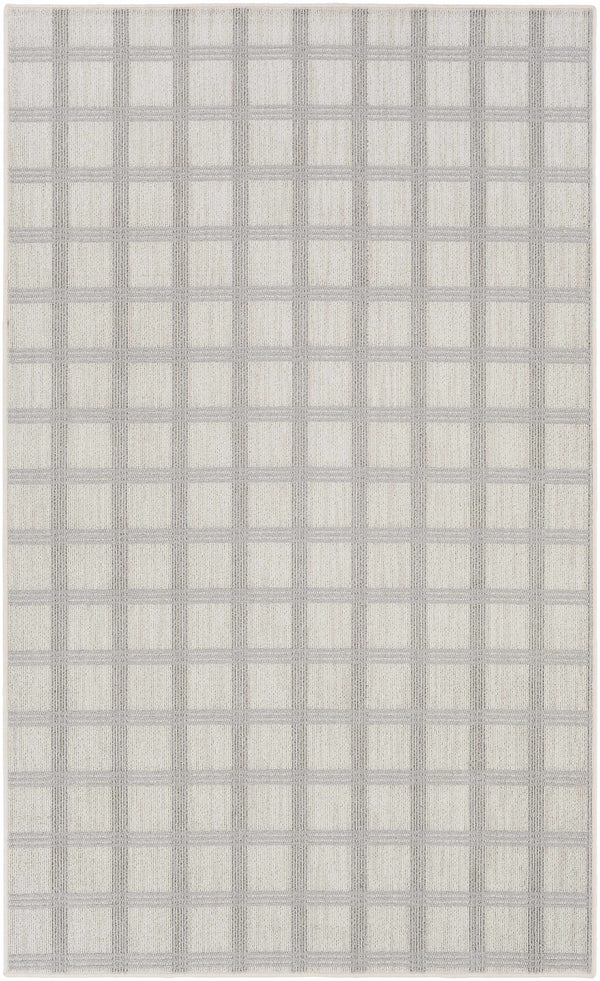 Custom Size Oretha Off White Checkered Rug