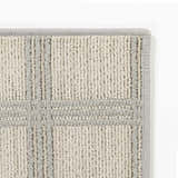 Oretha Off White Checkered Cut and Sew Custom Rug