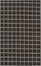 Sample Custom Size Oretha Charcoal Checkered Rug