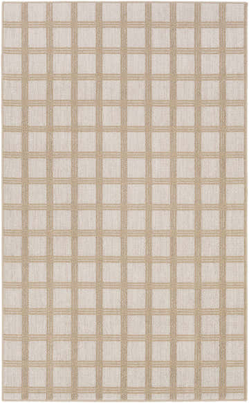 Oretha Cream Checkered Cut and Sew Custom Rug