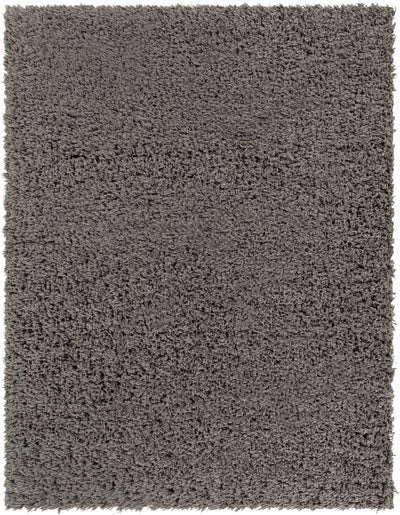 Siari Solid Charcoal Shag Rug - Clearance