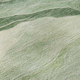 Close-up of the Dalyn Pacifica PA6 Green Washable Area Rug, showing aloe, gold, and olive colors and soft microfiber texture.