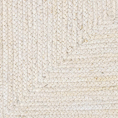 Sample Cream Pangnirtung Jute Braided Area Rug