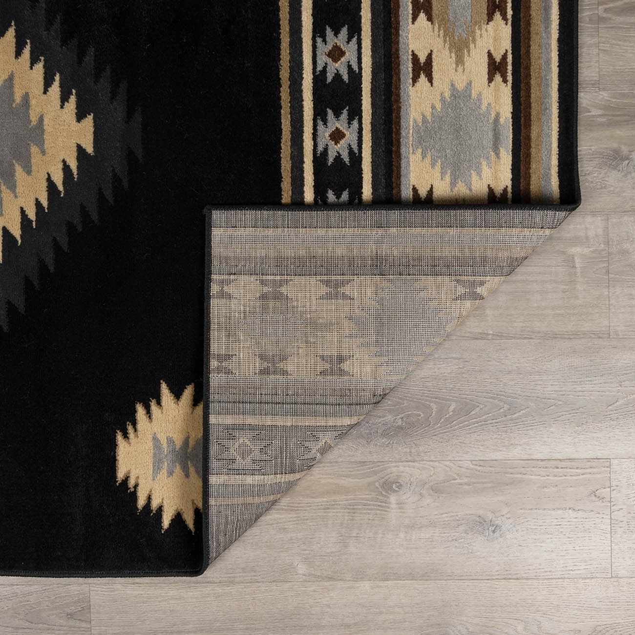 Buckhaven Black Southwestern Area Rug – Boutique Rugs