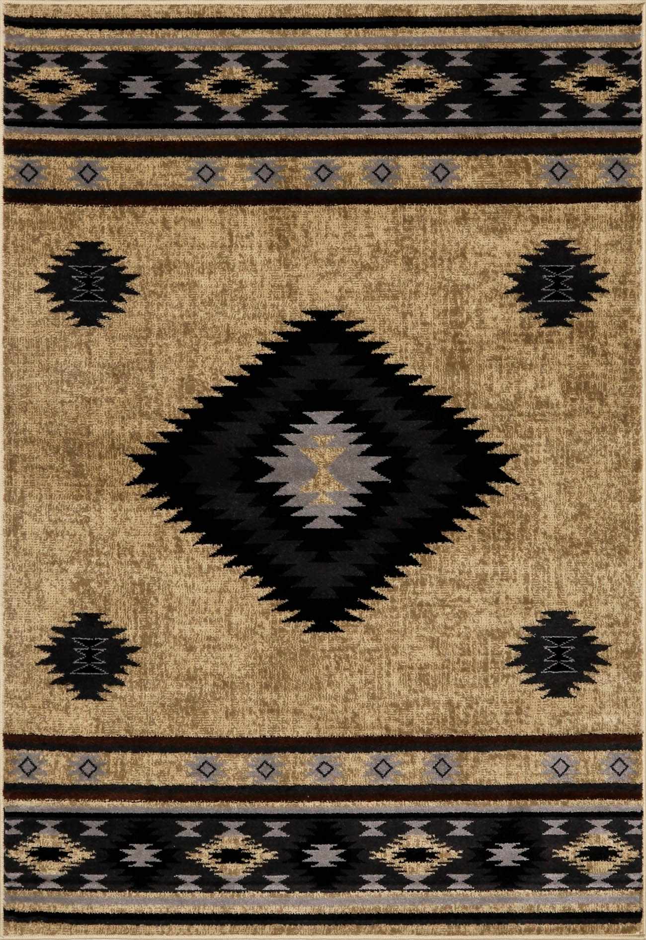 Buckhaven Brown Aztec Carpet – Boutique Rugs