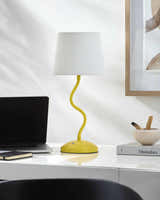 Pachiquita Yellow White Table Lamp