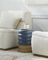 Pianopoli Blue Outdoor End Table
