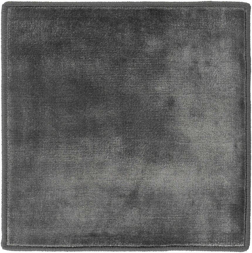 Pamela Black Hand Loomed Cut and Sew Custom Rug